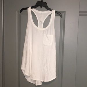 White Lululemon Racerback Tank Top